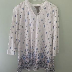 Beautiful Aztec Print Tunic Top